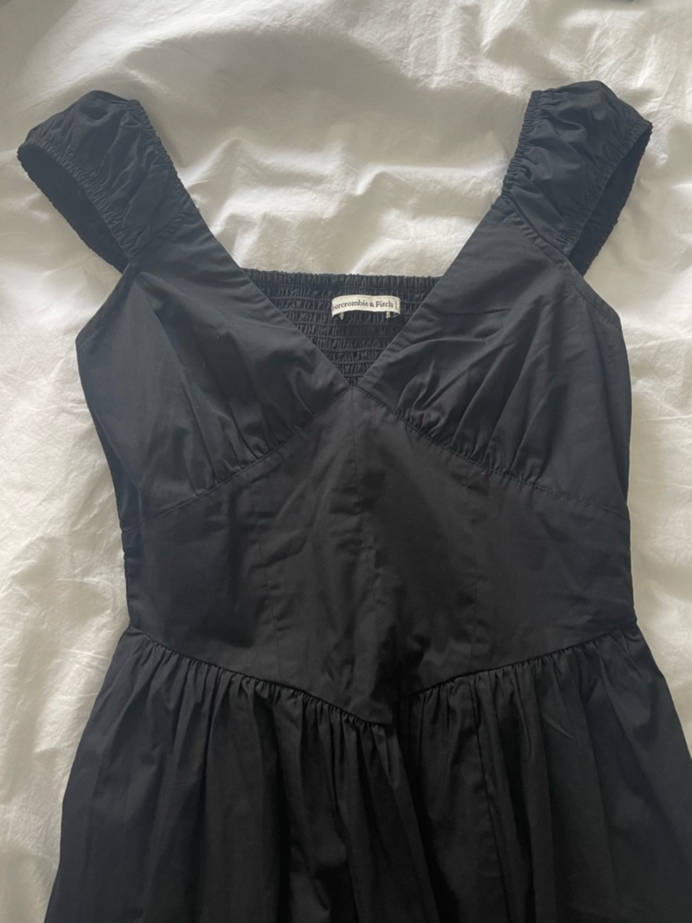 Abercrombie & Fitch Cap Sleeve Corset Midi Dress - Picture 4 of 6